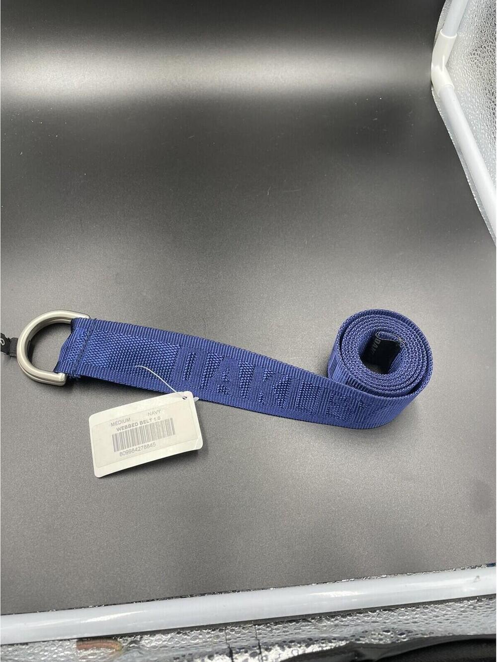Oakley Webbed Belt 1.0 Navy Blue Size Medium new